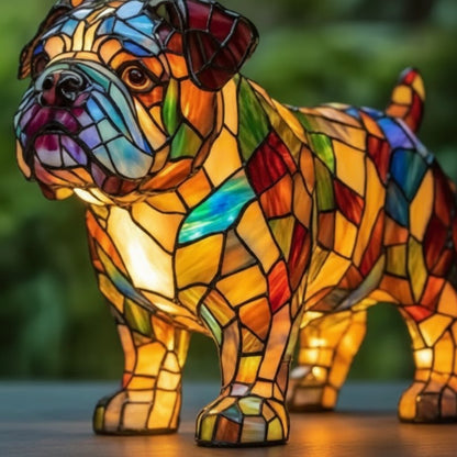 Art LED Night Lamp Dog Breeds Home Decoration