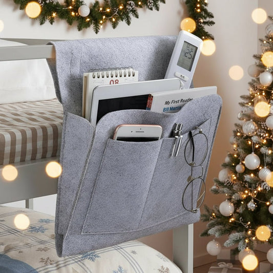 Bedside felt organiser | Cable management pockets