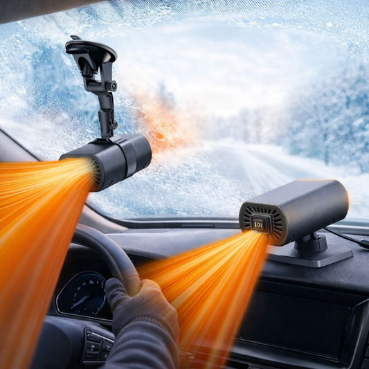 Car Heater Windshield Defroster Portable 12V Heating Fan