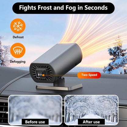 Car Heater Windshield Defroster Portable 12V Heating Fan