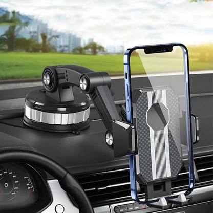 Car Phone Mount Holder with 360° Rotation for Dashboard & Windshield