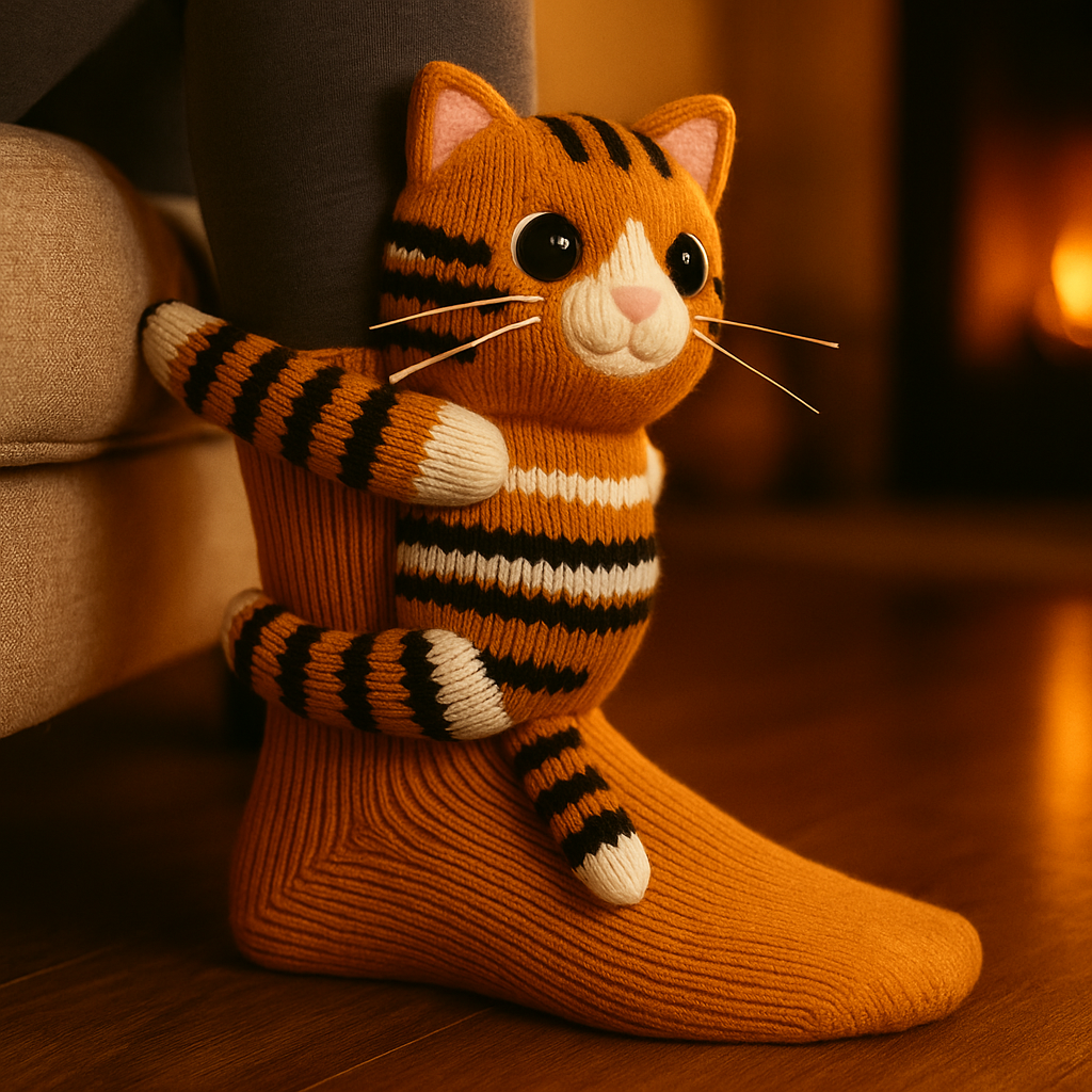 Plush Sloth Slipper Socks | Non-slip cosy warmth