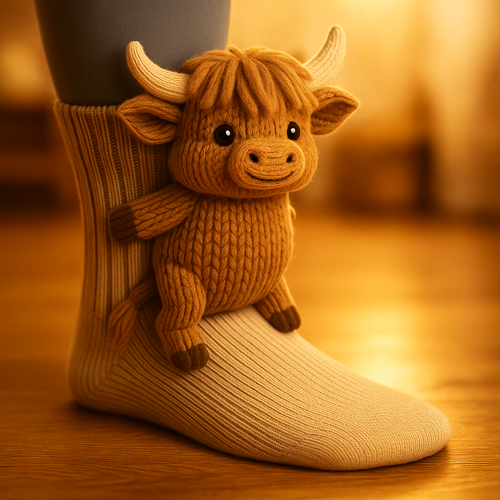 Plush Sloth Slipper Socks | Non-slip cosy warmth