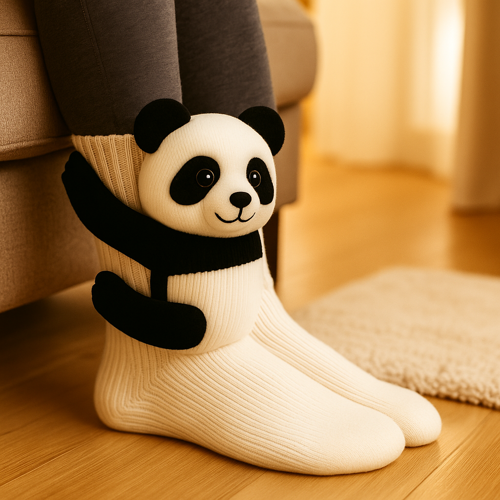 Plush Sloth Slipper Socks | Non-slip cosy warmth