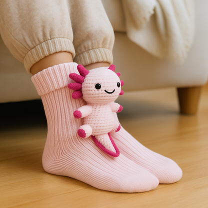 Plush Sloth Slipper Socks | Non-slip cosy warmth