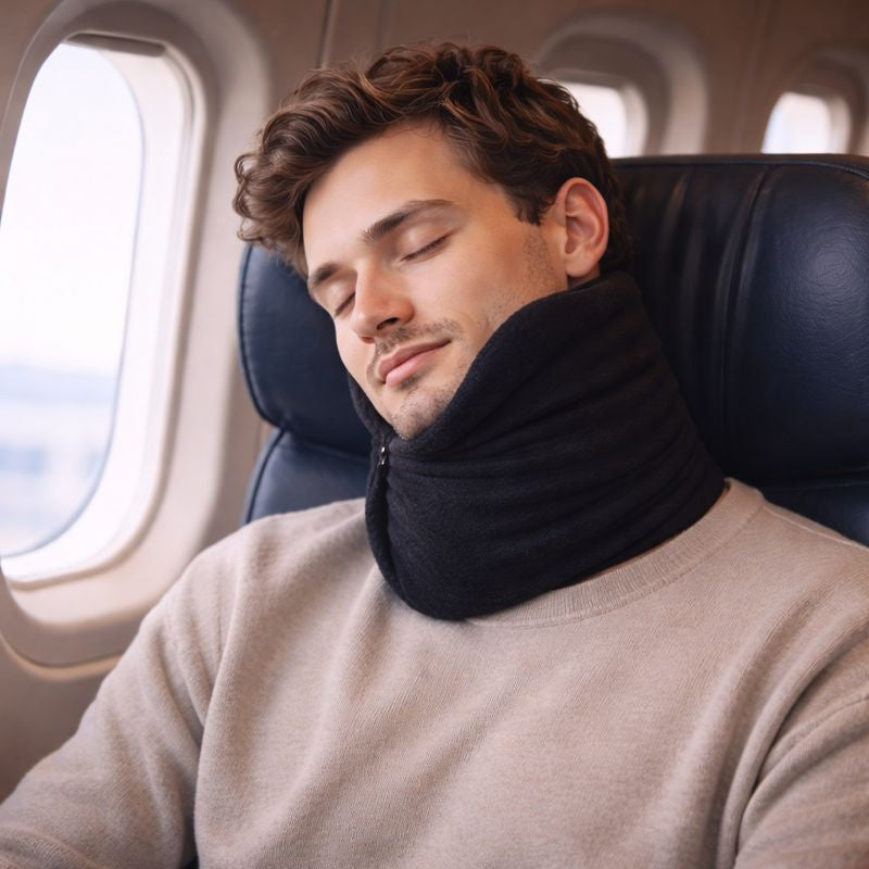 Travel Pillow | Supportive Neck Wrap for Resting Upright