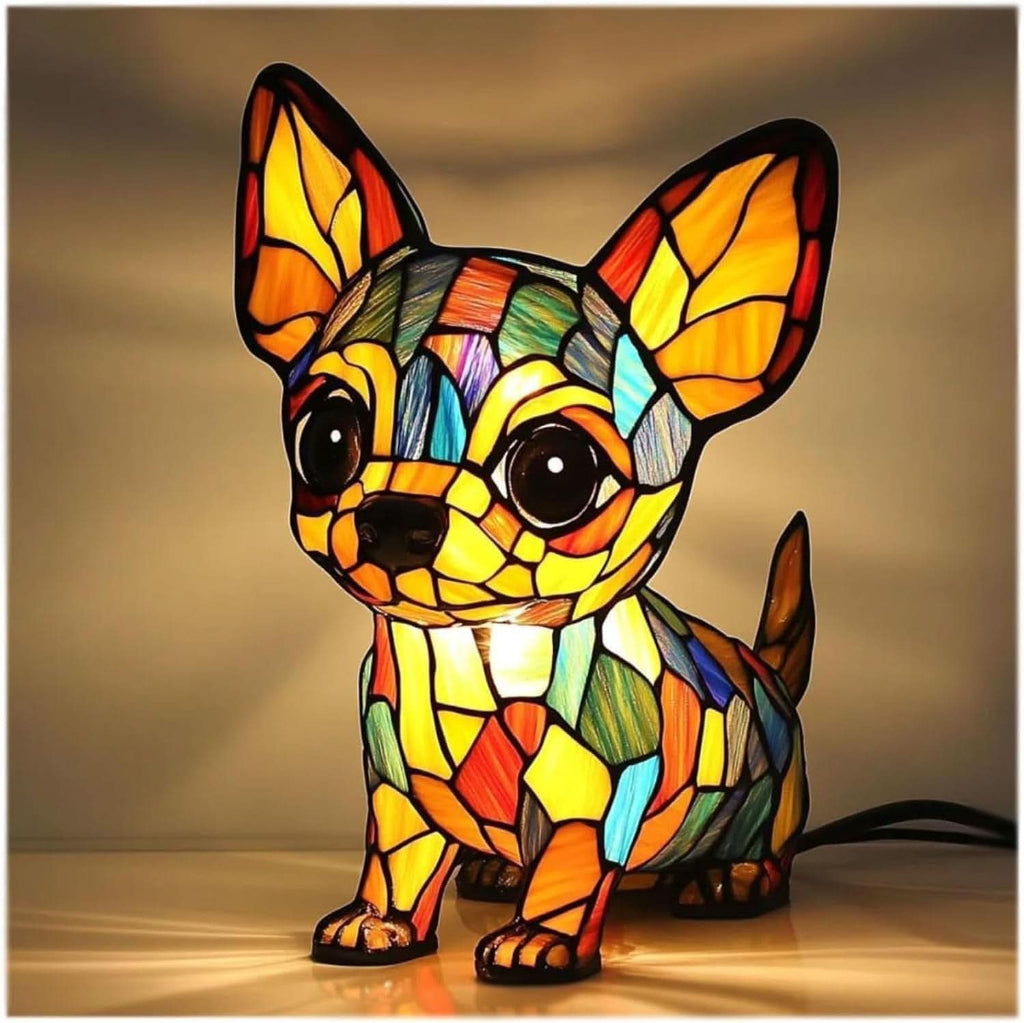 Art LED Night Lamp Dog Breeds Home Decoration