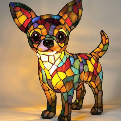 Art LED Night Lamp Dog Breeds Home Decoration