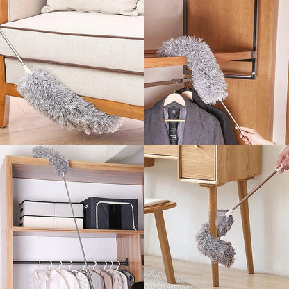 Duster Telescopic Extendable Microfiber Cleaning Pole Brush