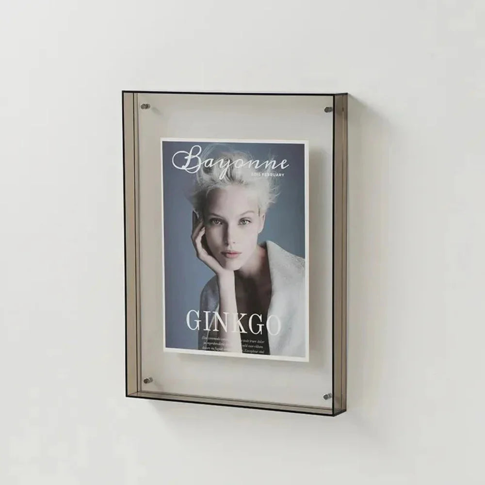 ColorVue Transparent Acrylic Photo Frame | Modern Floating Display