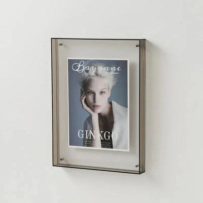 Acrylic Photo Frame | Floating colour border display