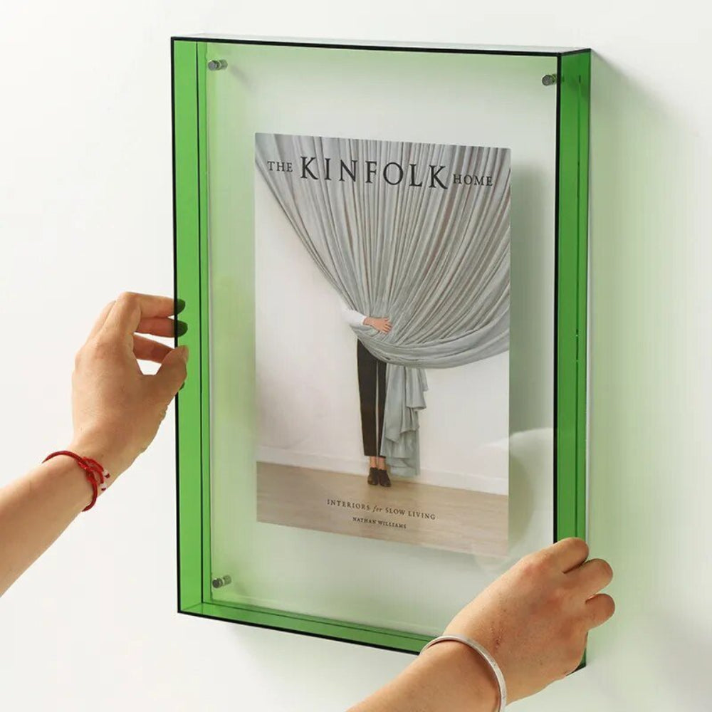 ColorVue Transparent Acrylic Photo Frame | Modern Floating Display