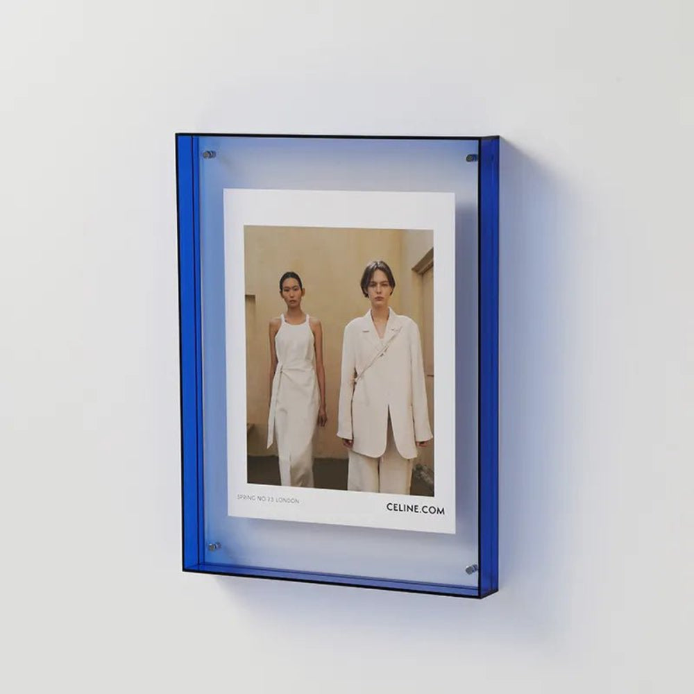 ColorVue Transparent Acrylic Photo Frame | Modern Floating Display
