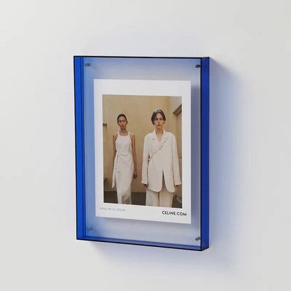 ColorVue Transparent Acrylic Photo Frame | Modern Floating Display