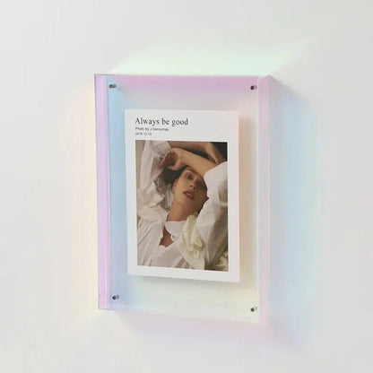 ColorVue Transparent Acrylic Photo Frame | Modern Floating Display