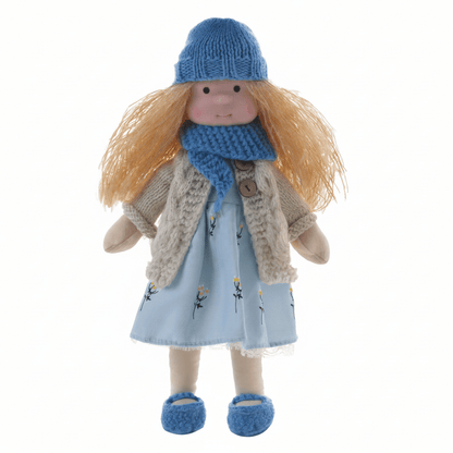 Baby Doll Soft Plush Cotton Handmade Waldorf Style Toy