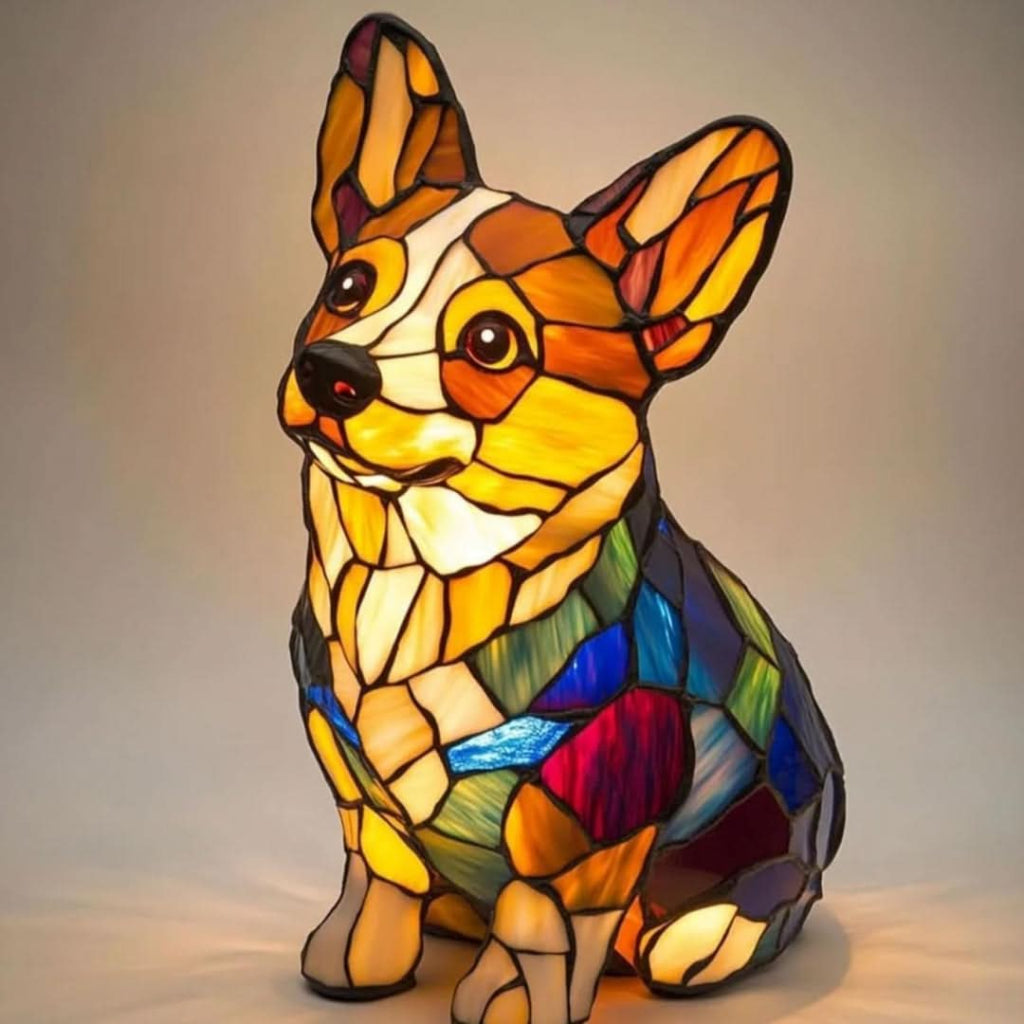 Art LED Night Lamp Dog Breeds Home Decoration