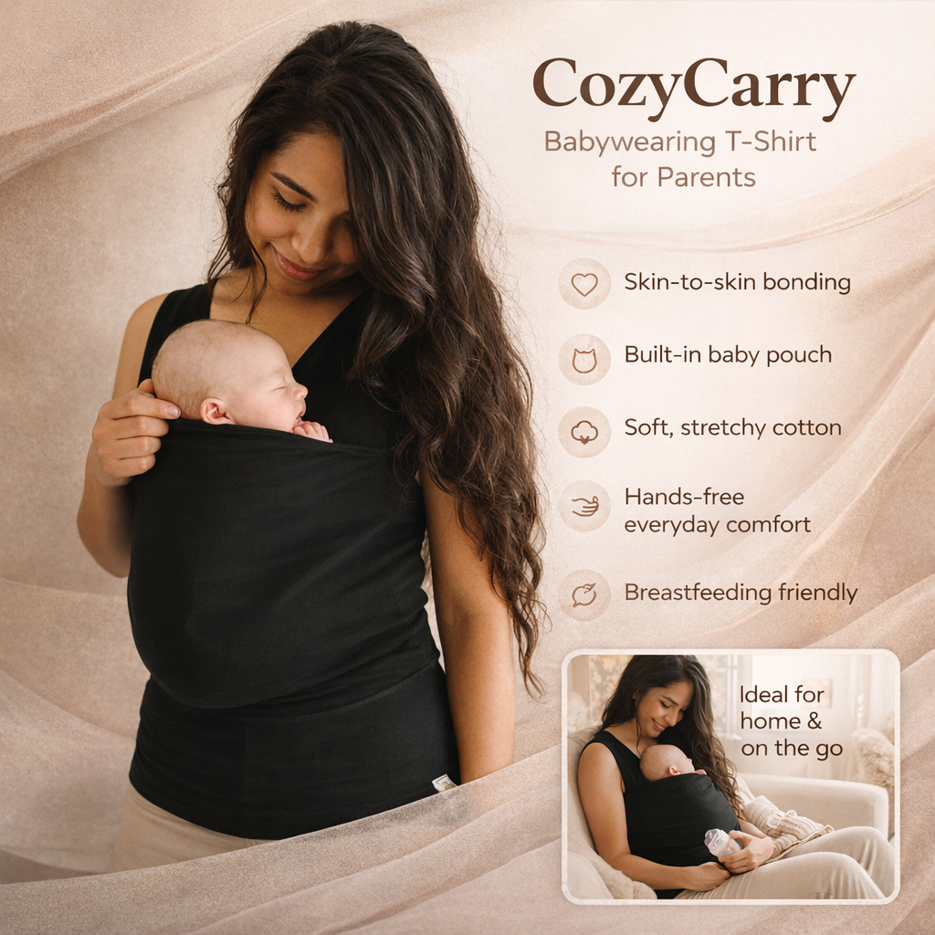 CozyCarry | Babywearing T-Shirt for Parents