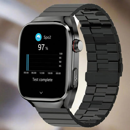 ECG Smart Watch | Heart Rate, Blood Oxygen & Sleep Tracking | IP68 | Bluetooth Calling | 650mAh | 2.04" AMOLED