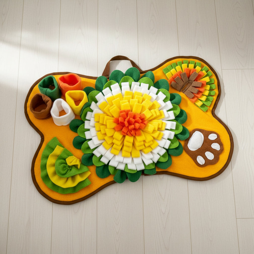 Pet Sniffing Mat Dogs Interactive Durable Slow Feeding Training Pad
