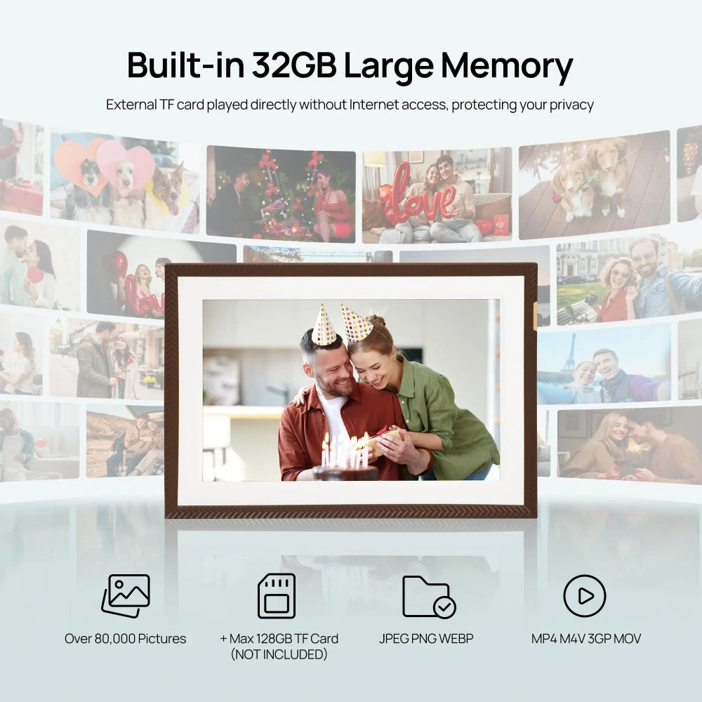 Digital Photo Frame WiFi Touch Screen Smart Picture Display