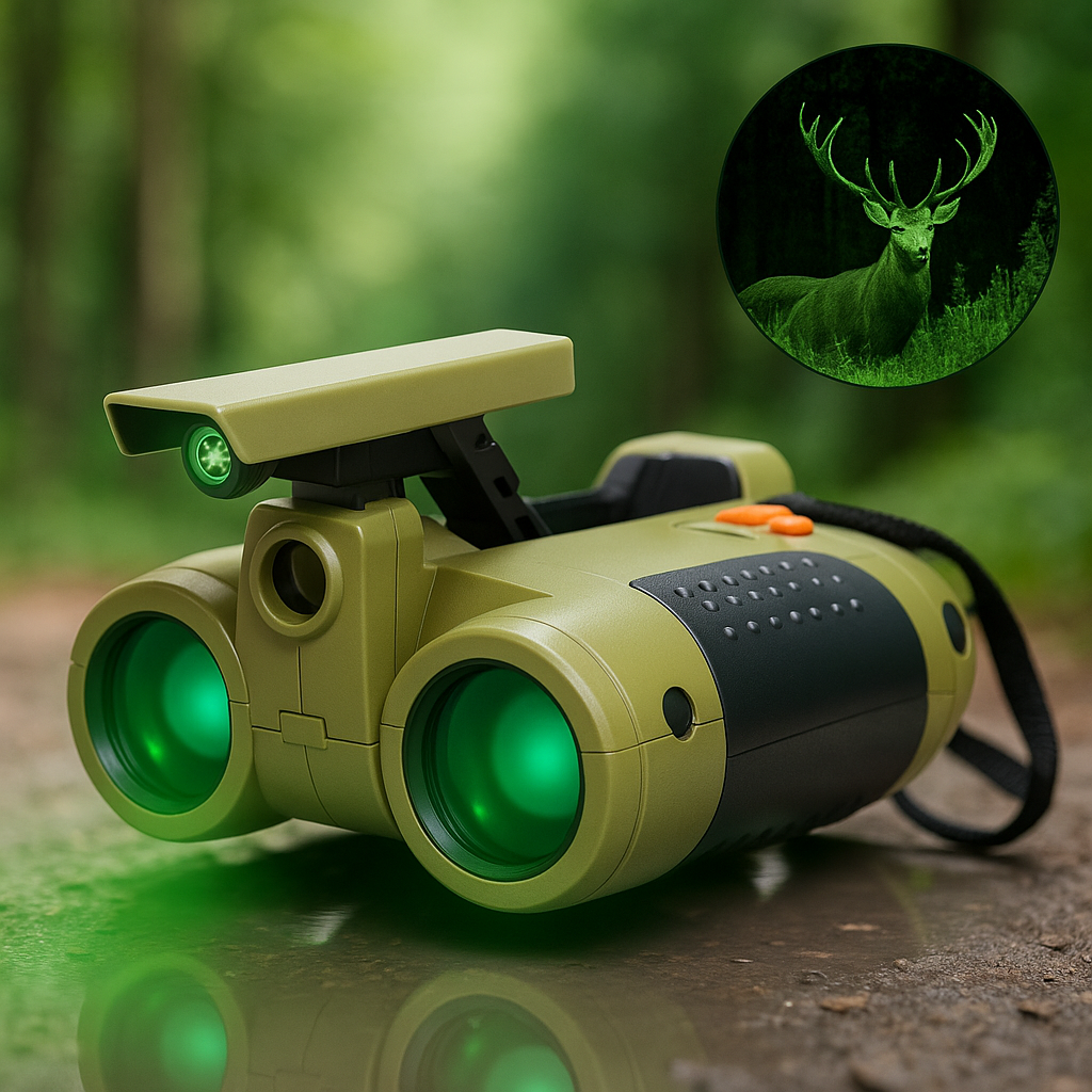 Kids Night Vision Binoculars for Outdoor Exploration and Adventure