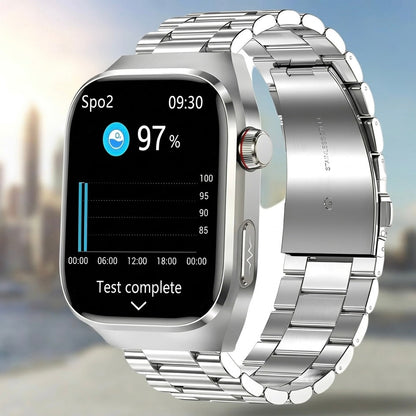 ECG Smart Watch | Heart Rate, Blood Oxygen & Sleep Tracking | IP68 | Bluetooth Calling | 650mAh | 2.04" AMOLED