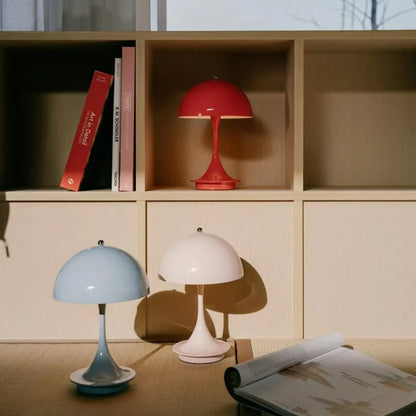 Table Lamp | Rechargeable Dome-Shade Desk Light