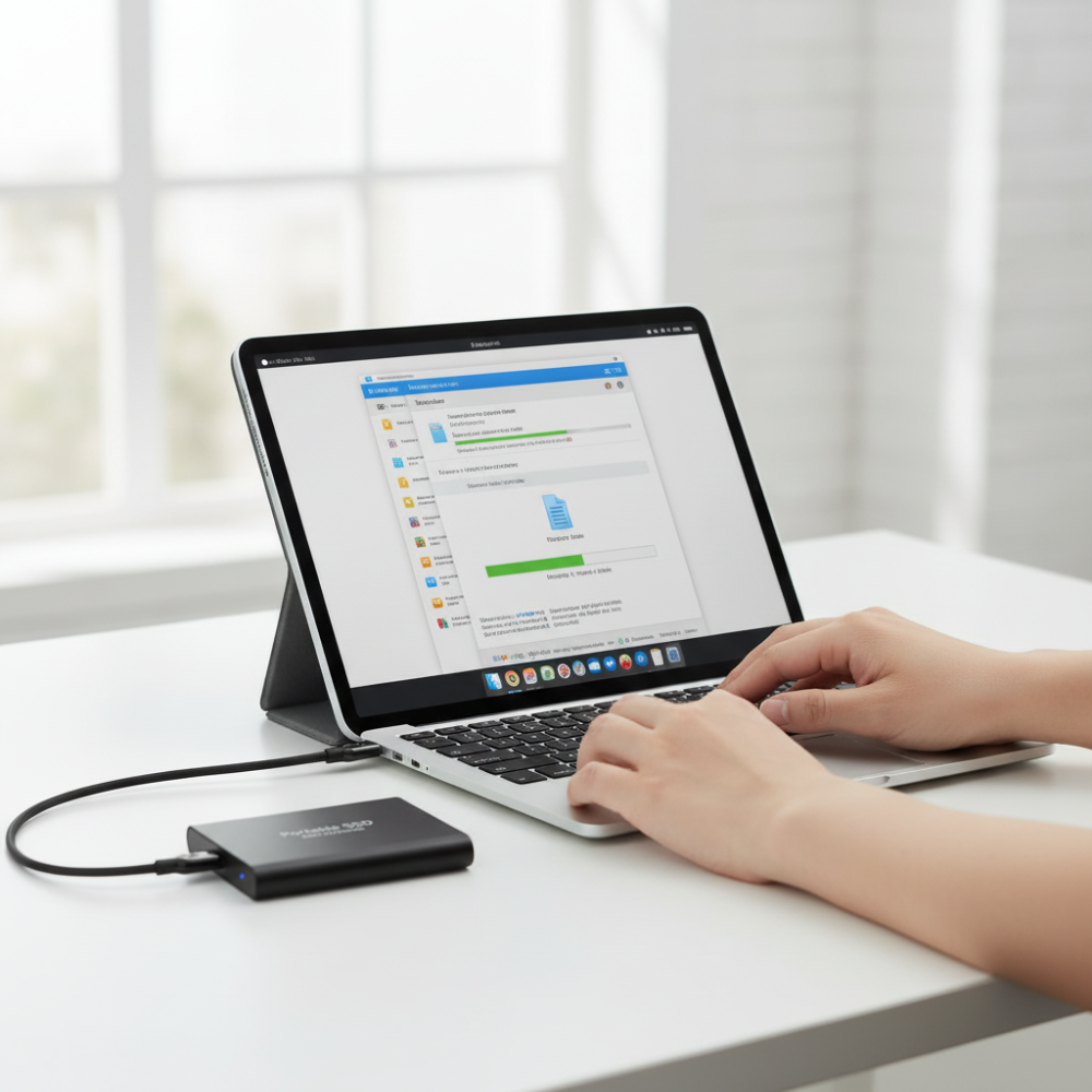 External Solid State Drive Portable USB 3.0 Metal SSD Storage