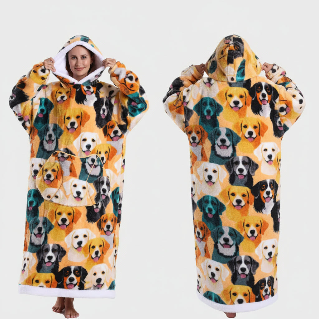 Cosplay Oversized TV Blankets Super Long Wearable