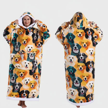 Cosplay Oversized TV Blankets Super Long Wearable