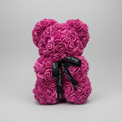 Roses Bear Shaped Figure Romantic Gift Her