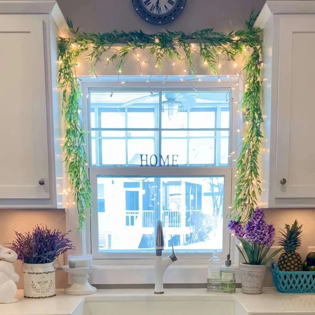 Lighted garland | Warm white fairy lights