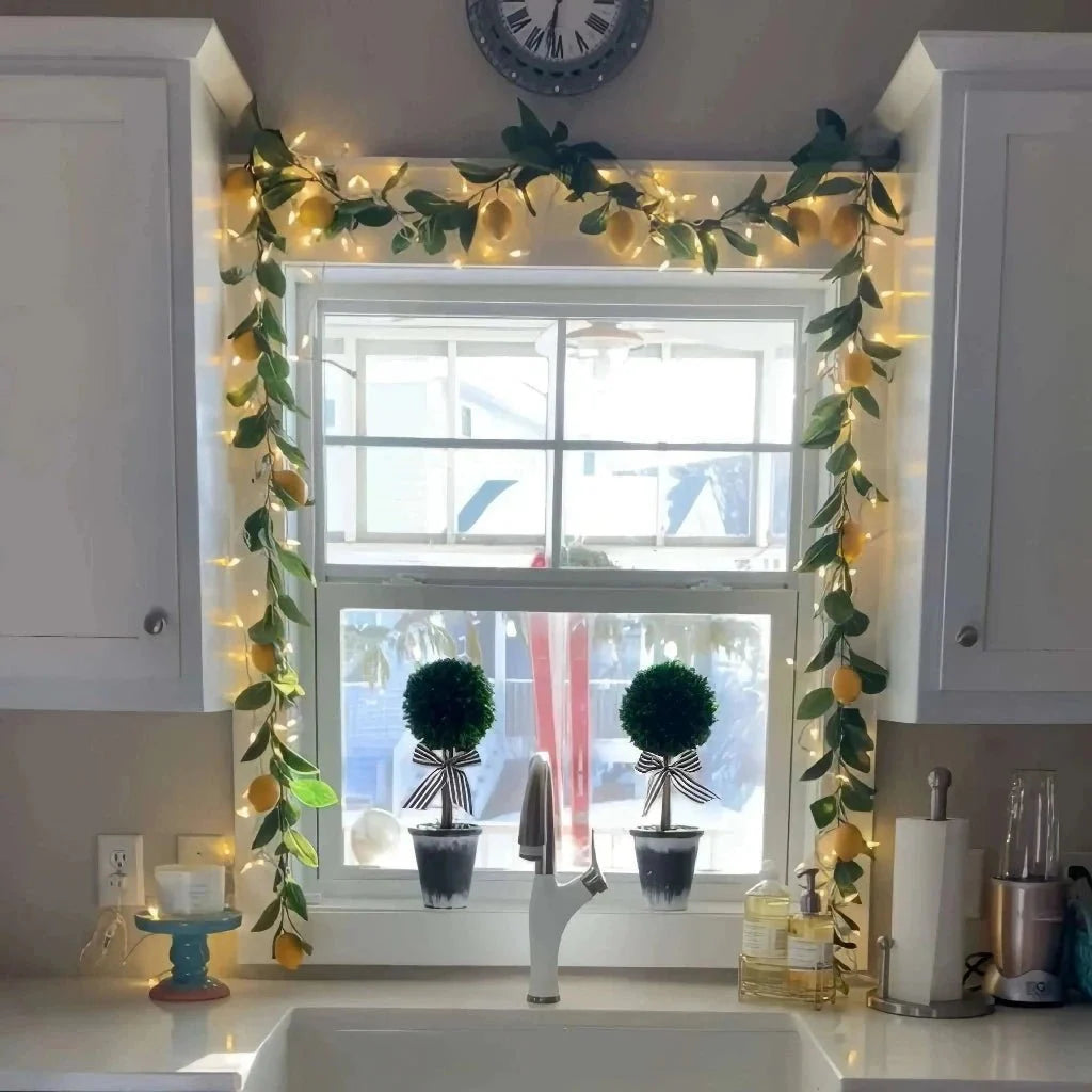 Lighted garland | Warm white fairy lights