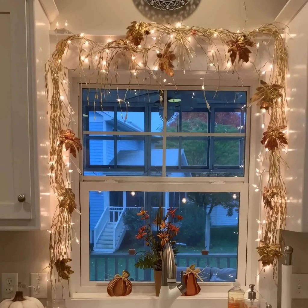 Lighted garland | Warm white fairy lights