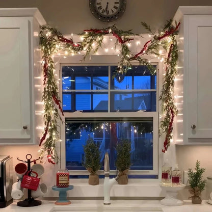 Lighted garland | Warm white fairy lights