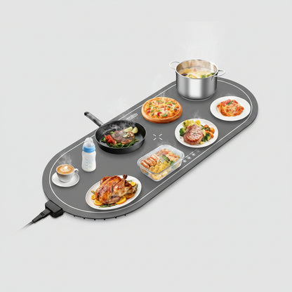 Warming Mat Food Adjustable Temperature Timer Fast Heating