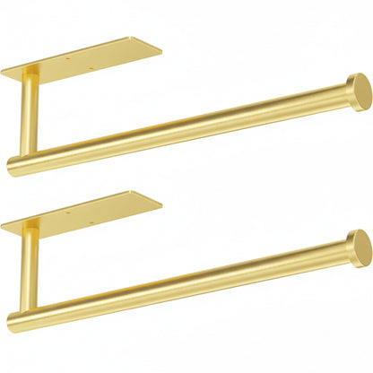 Paper Towel Holder Wall Mounted Rack Self Adhesive Drill