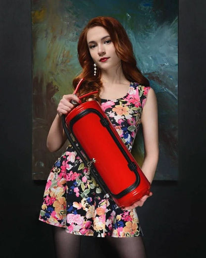 Hidden Bar Fire Extinguisher Whiskey Storage Cabinet Gift Display