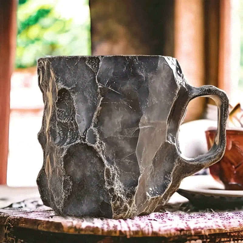 Stone-Effect Coffee Mug