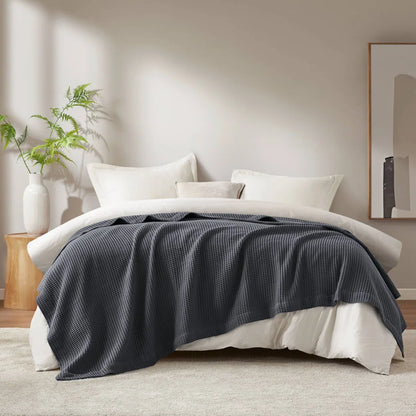 Haven Waffle Weave Cotton Blanket