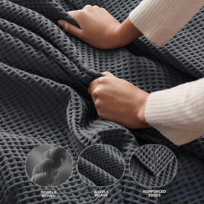 Haven Waffle Weave Cotton Blanket