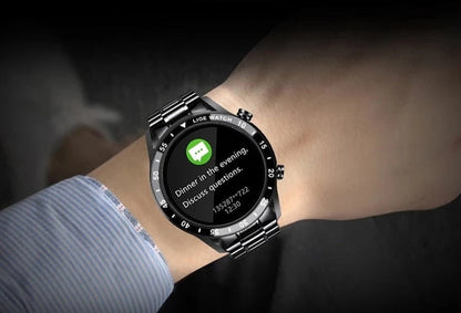 Smartwatch 4G with Metal Band Touchscreen for Calls and Fitness