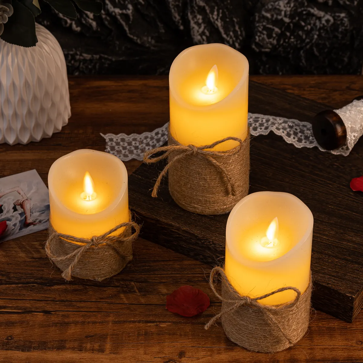 Flameless LED Decorative Candles