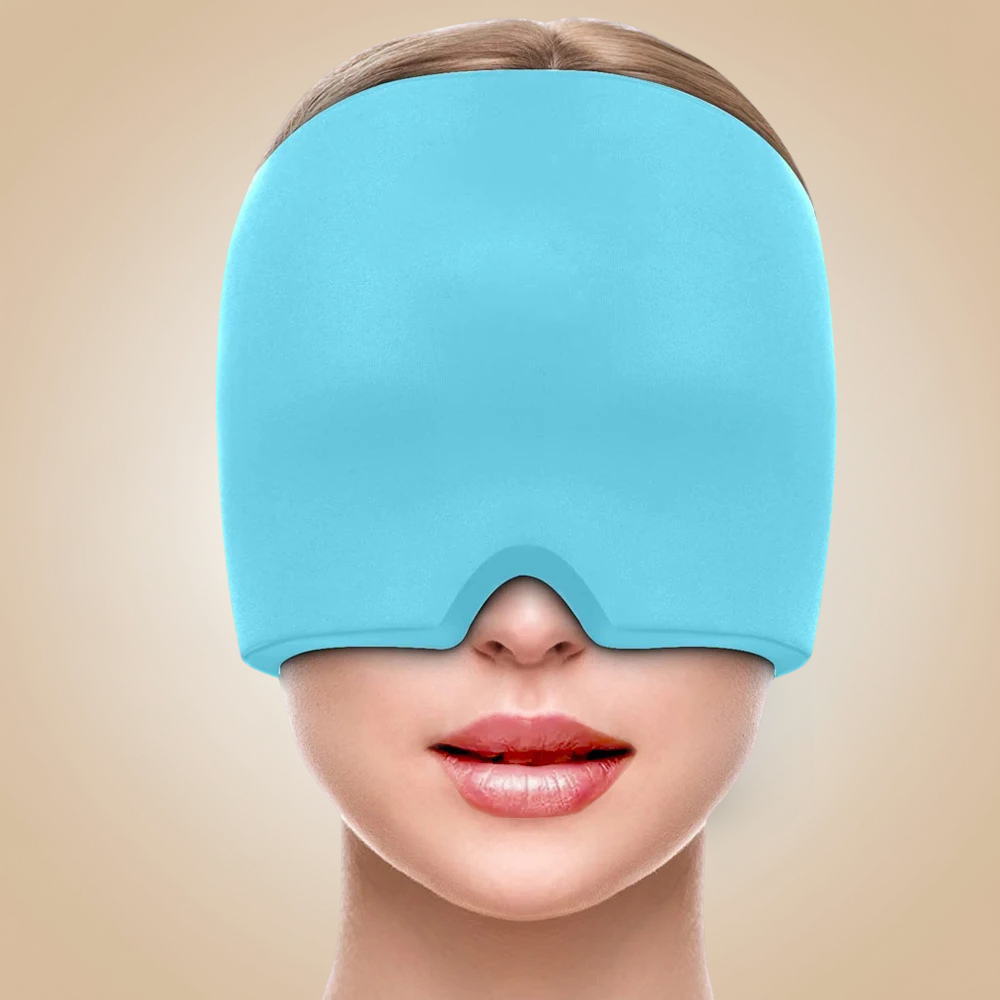 Migraine Relief Ice Head Wrap Hot Cold Therapy Headache Cap