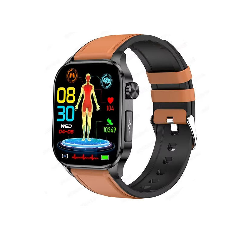 Smartwatch | Blood Pressure & Heart Rate Monitor | SOS Alert | IP68 | Bluetooth Calling | AMOLED