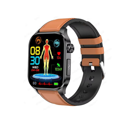 Smartwatch | Blood Pressure & Heart Rate Monitor | SOS Alert | IP68 | Bluetooth Calling | AMOLED