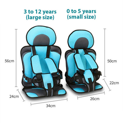 Portable Child Car Seat | Compact, Padded Travel Seat