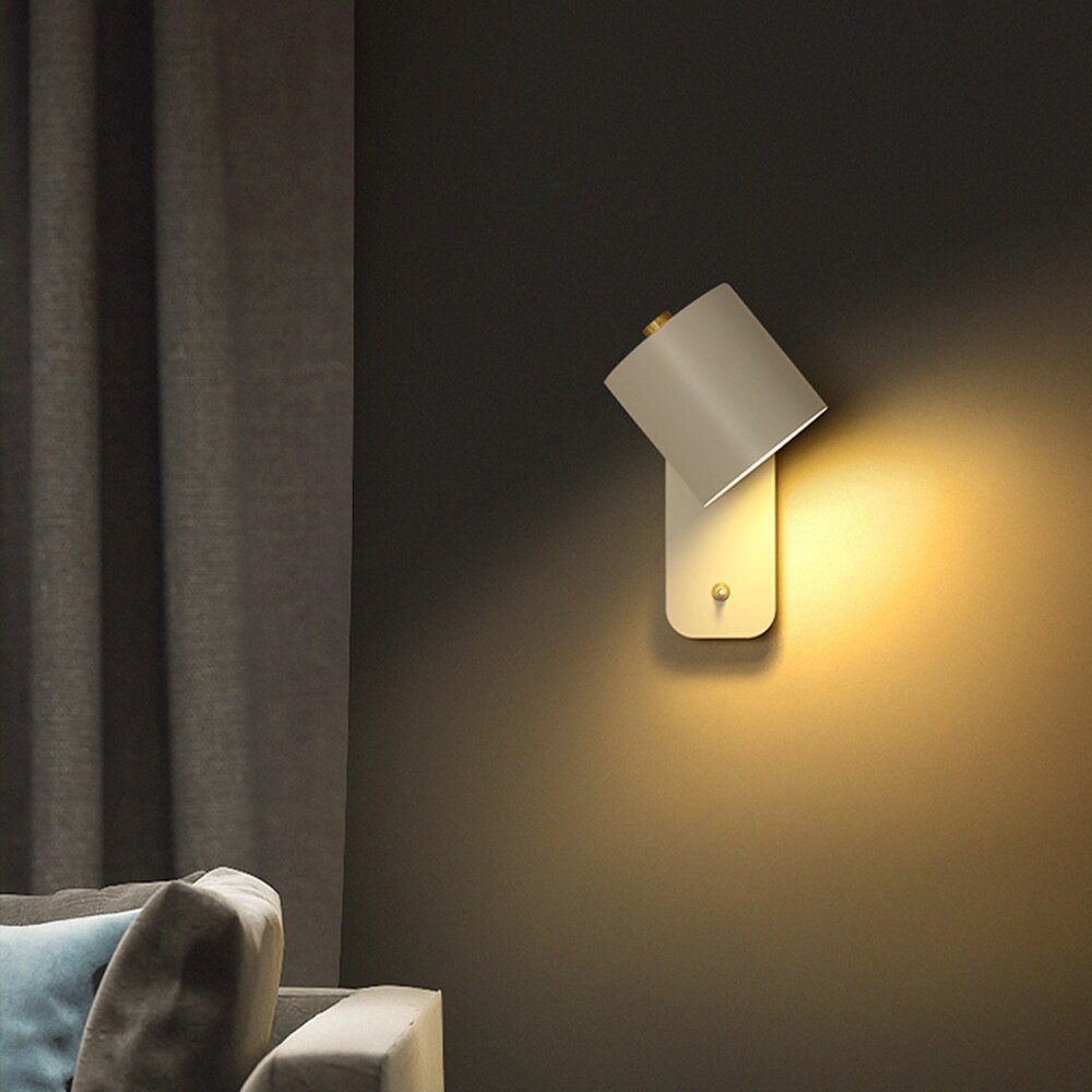 Modern LED Wall Lamp | Adjustable Indoor Light