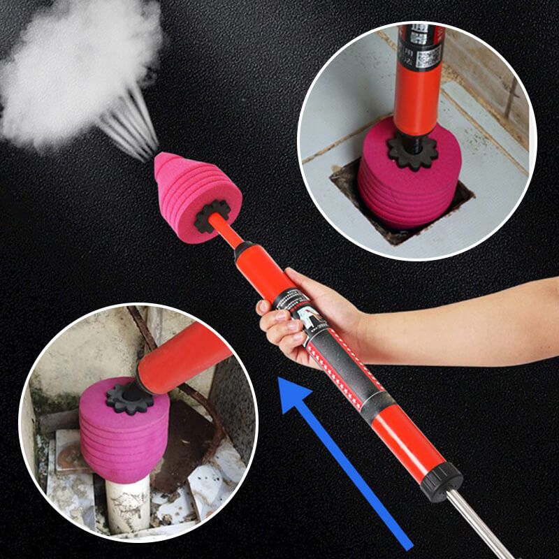 Toilet Plunger High-Pressure Air Cleaner for Quick Clog Removal
